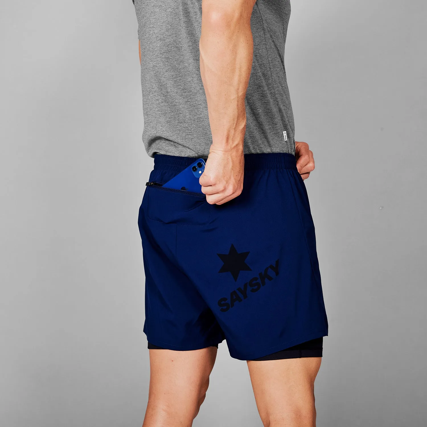 2 in 1 Pace Shorts 5''