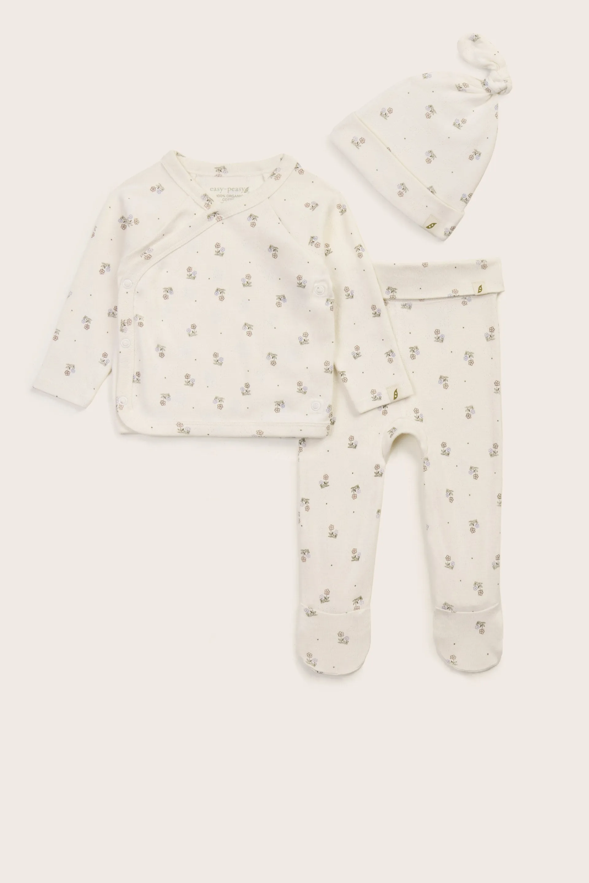 3-Piece Organic Cotton Layette Set