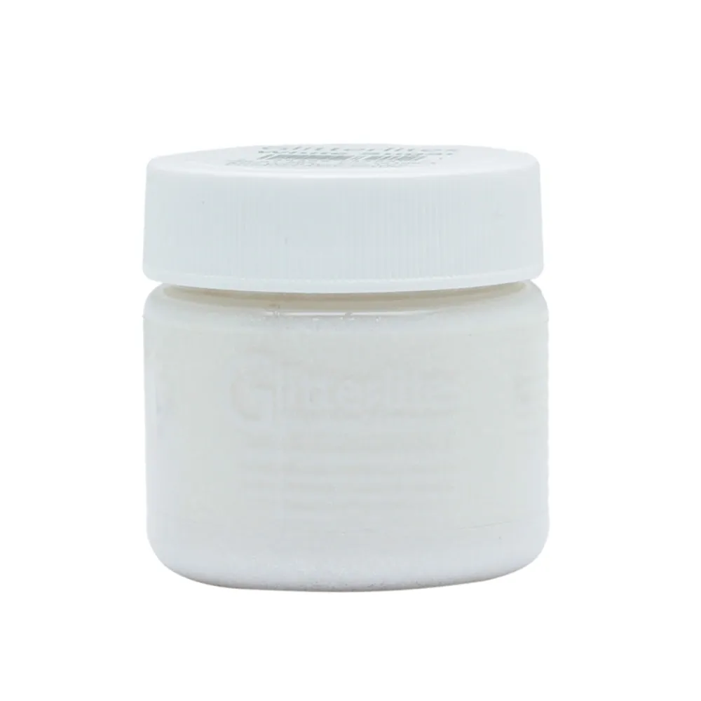 Angelus Glitter Leather Paint - White Sugar 131