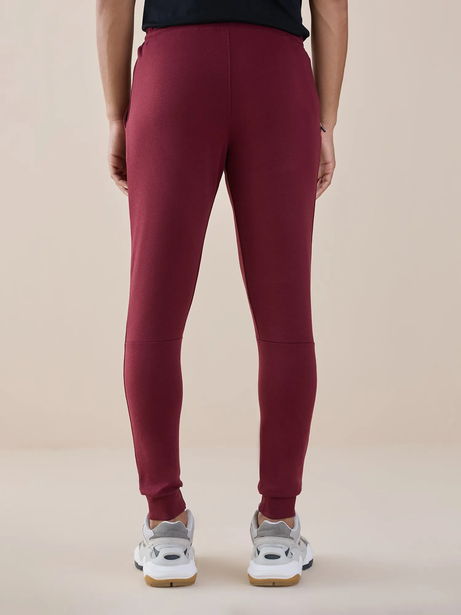 Anti Stain & Anti Odor Joggers with SAC Tech & Smart Pocket - Burgundy