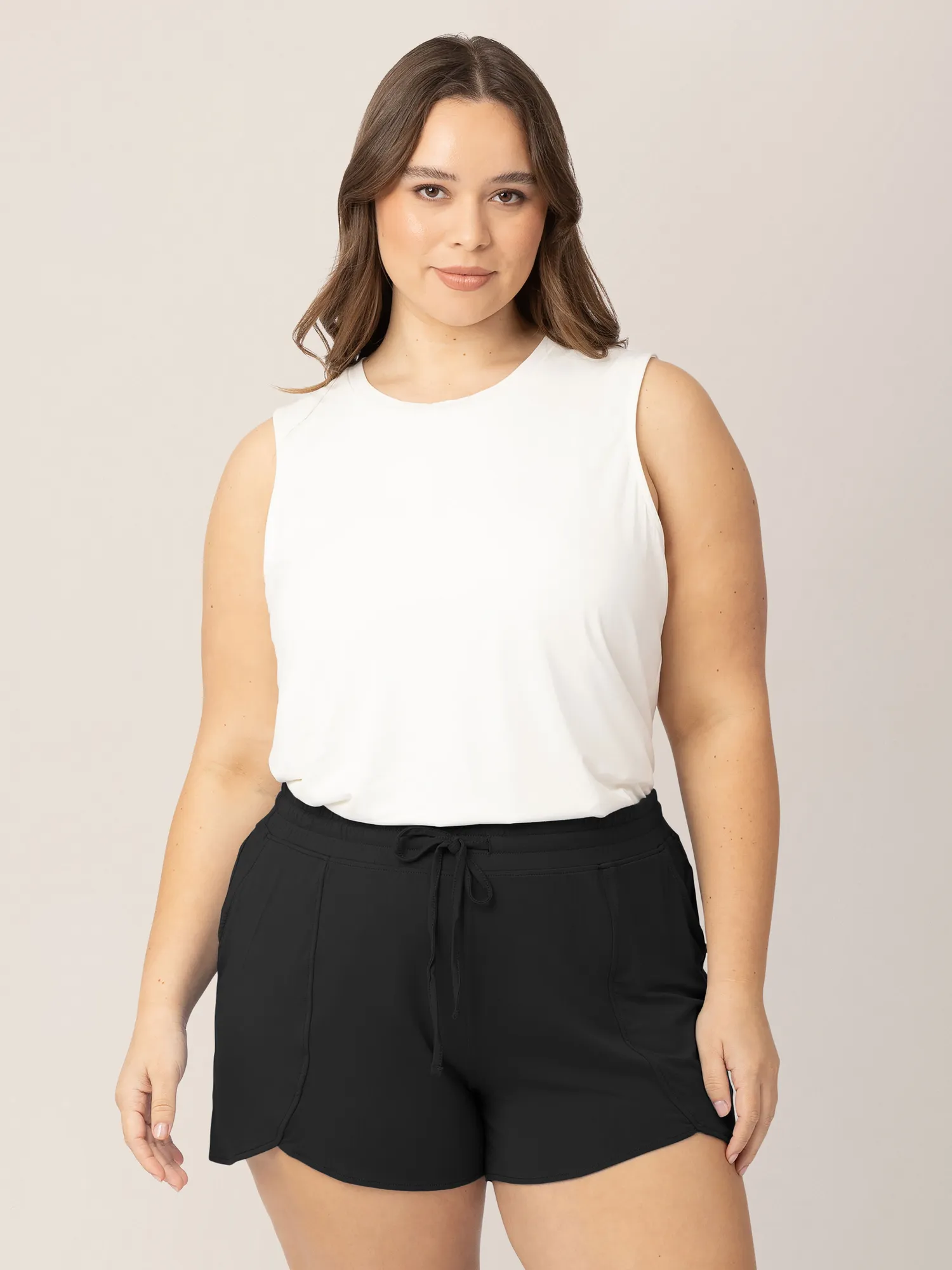 Bamboo Maternity & Postpartum Lounge Short | Black