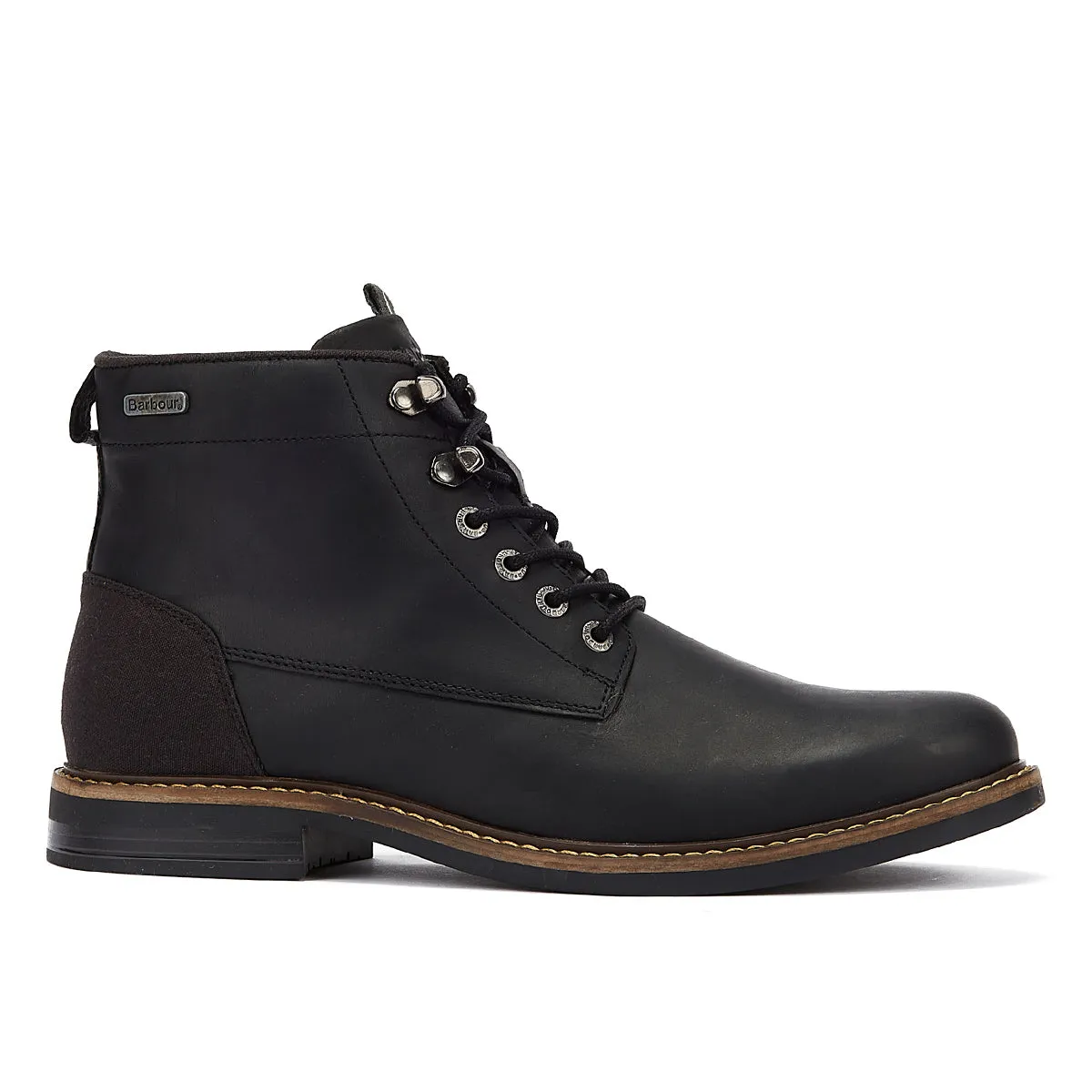 Barbour Deckham Mens Black Boots