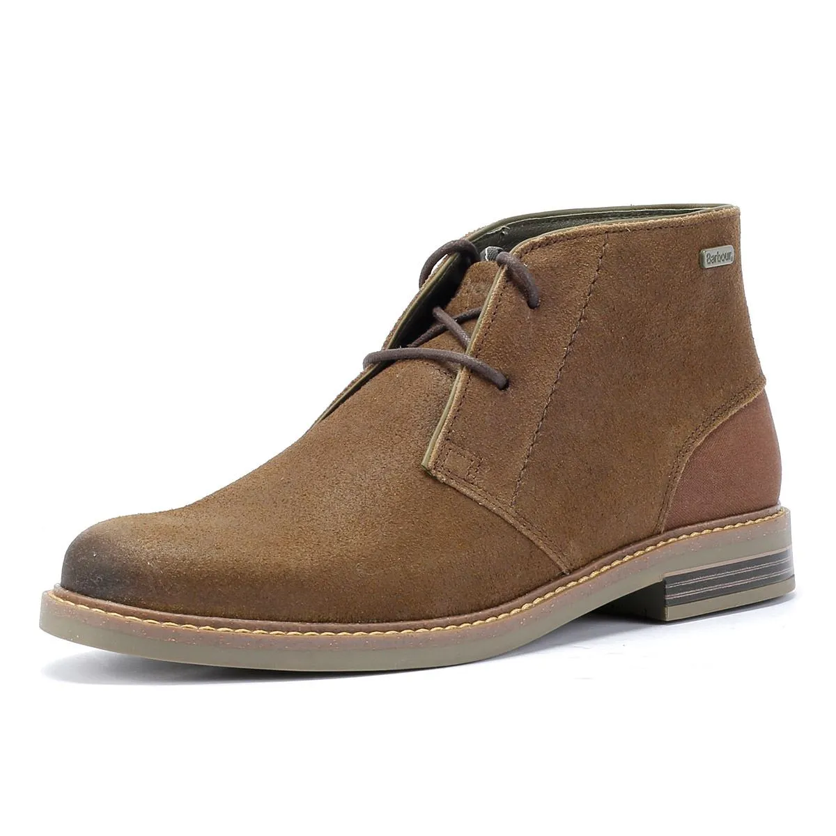 Barbour Readhead Leather Men's Khaki Boots