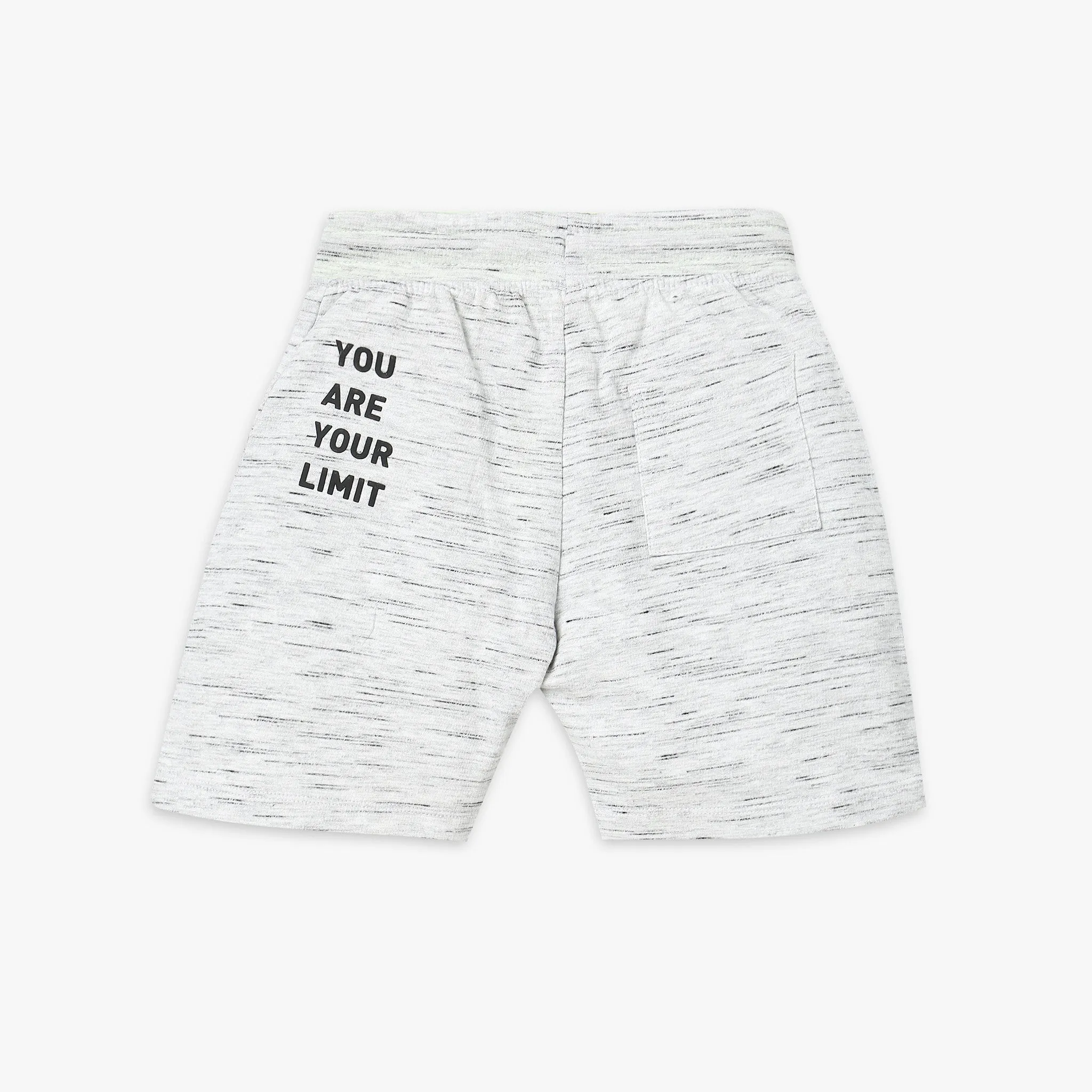 Boy's Regular Fit Solid Mid Rise Shorts