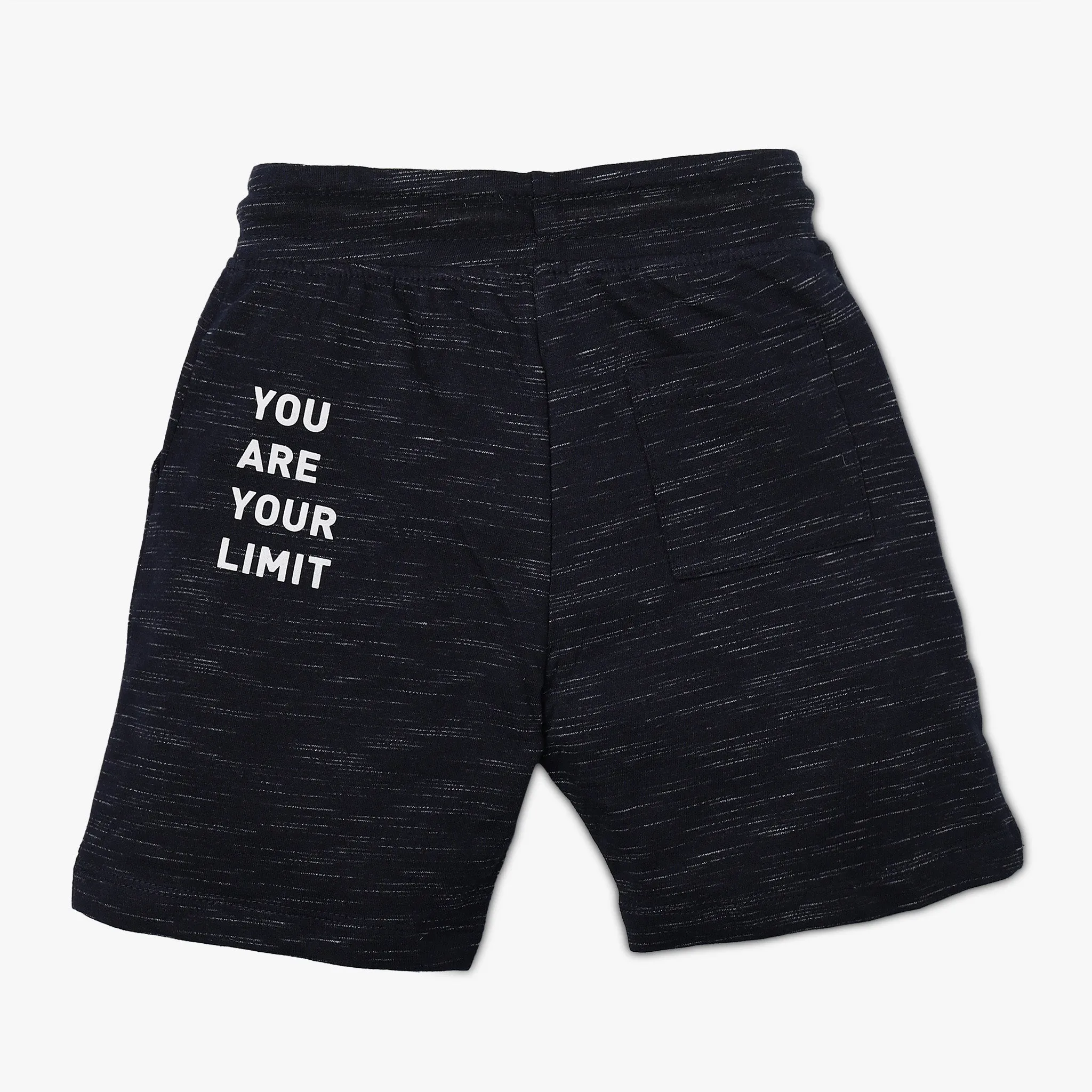 Boy's Regular Fit Solid Mid Rise Shorts