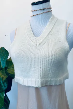 Brazeau Tricot Cream Vest