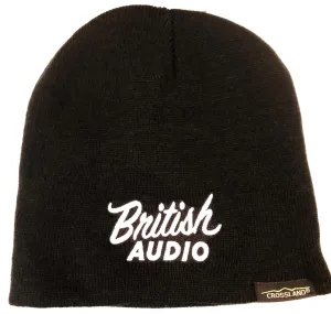 British Audio Knit Beanie Black