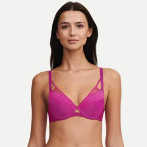 Chantelle Pulp Play Plunge T-Shirt Bra | Fuchsia