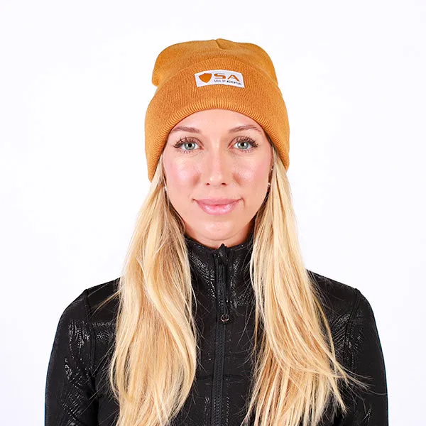 Classic Beanie | Brown SA Shield