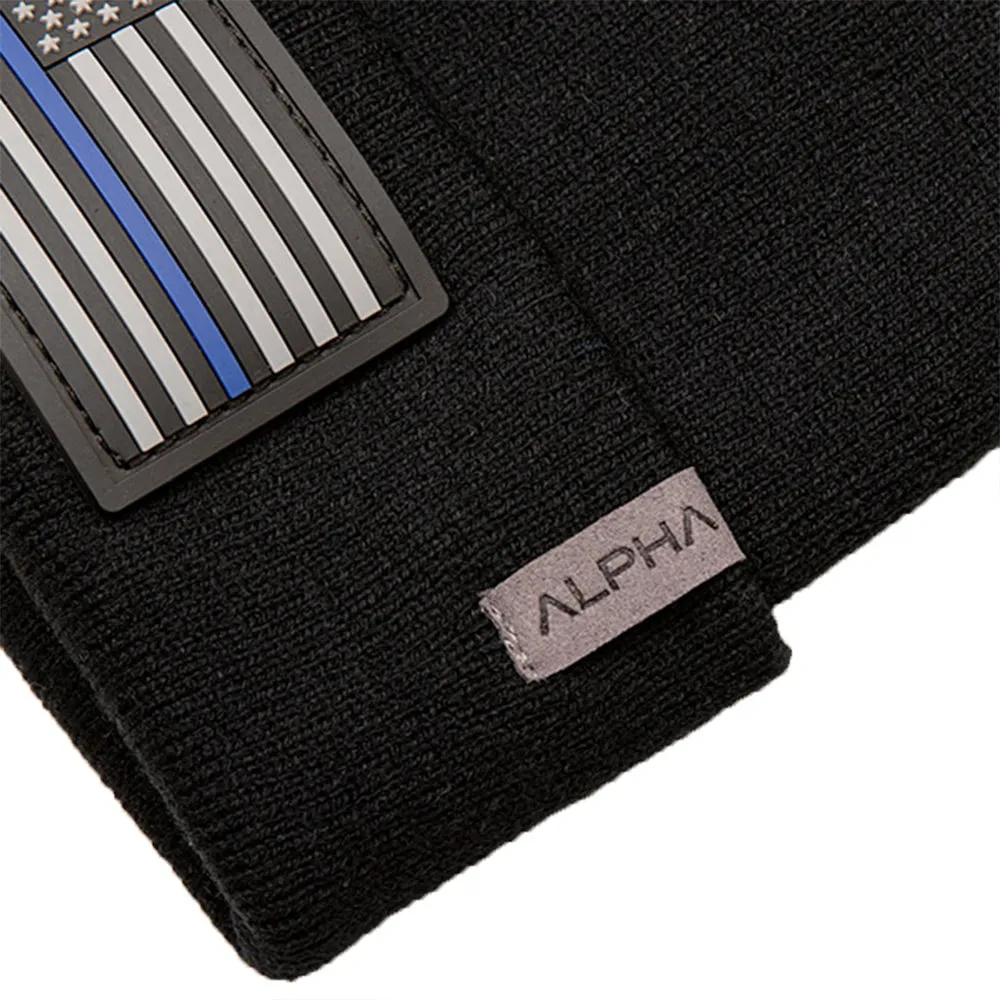 Classic Beanie | Thin Blue Line | Black