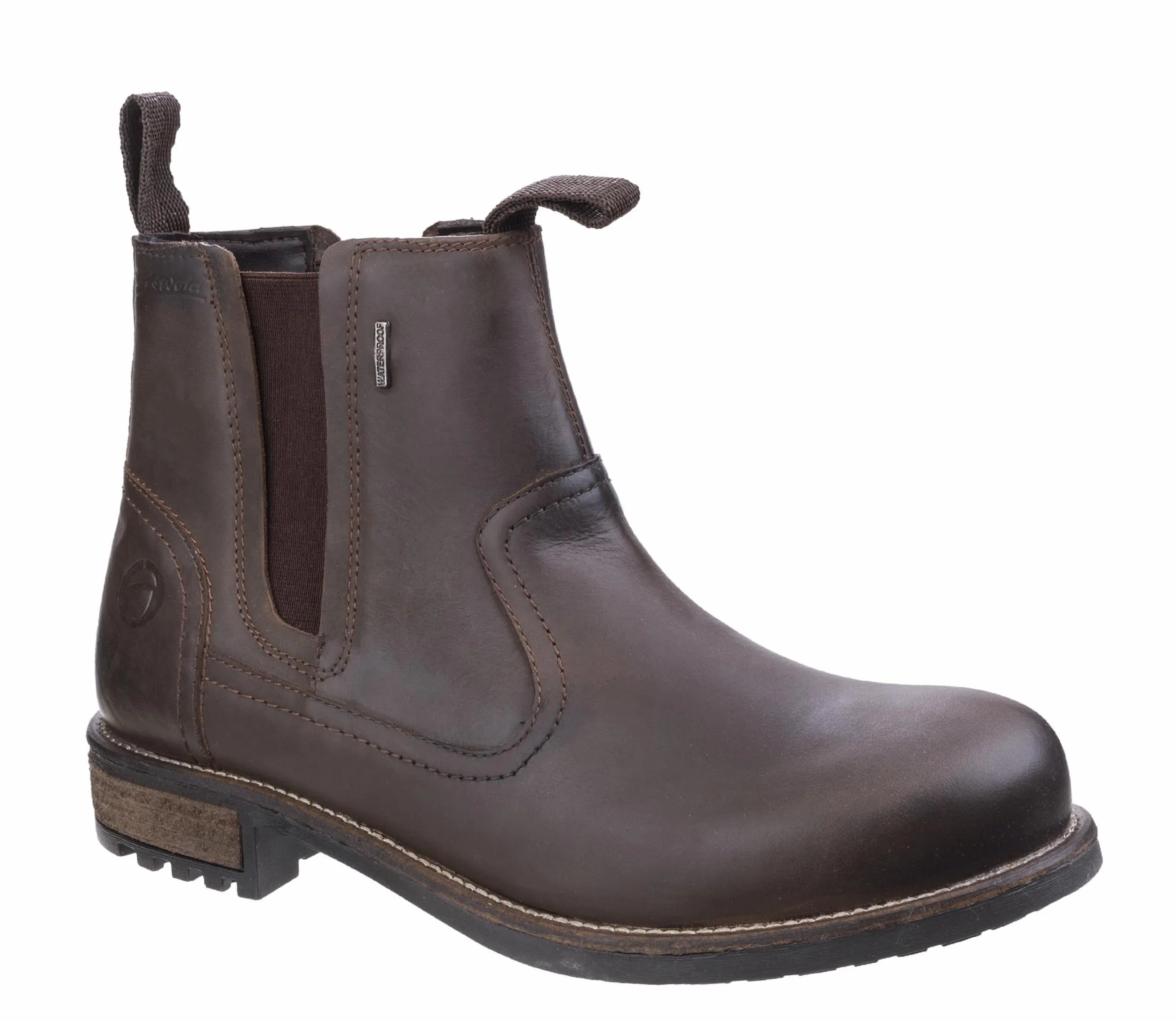 Cotswold Worcester Mens Waterproof Rugged Chelsea Boot