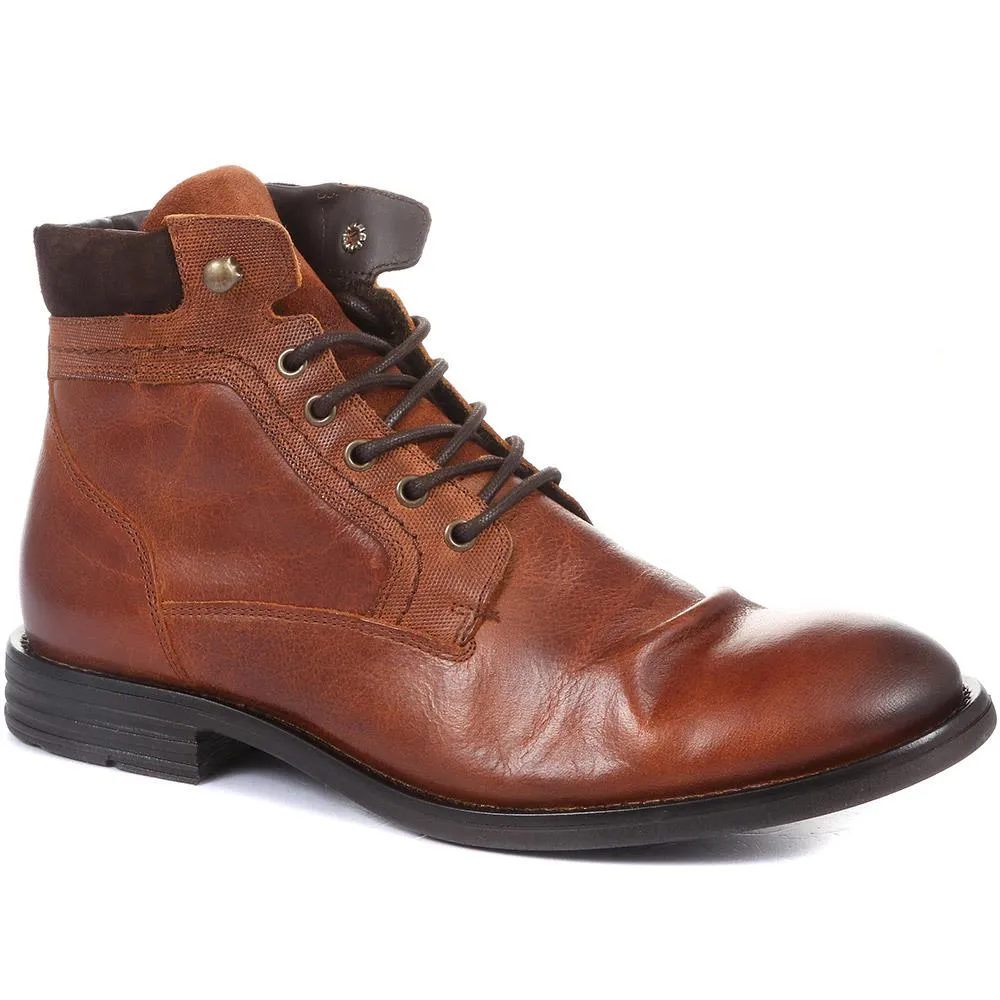 Docklands Leather Lace-Up Boots - DOCKLANDS / 321 008