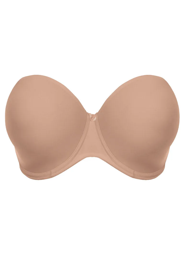 Elomi Smooth Uw Molded Strapless Bra, Sahara | Beige Elomi Strapless Bra