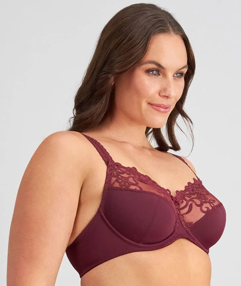 Fayreform Coral Underwire Bra - 2 Pack - Windsor Wine/Egret