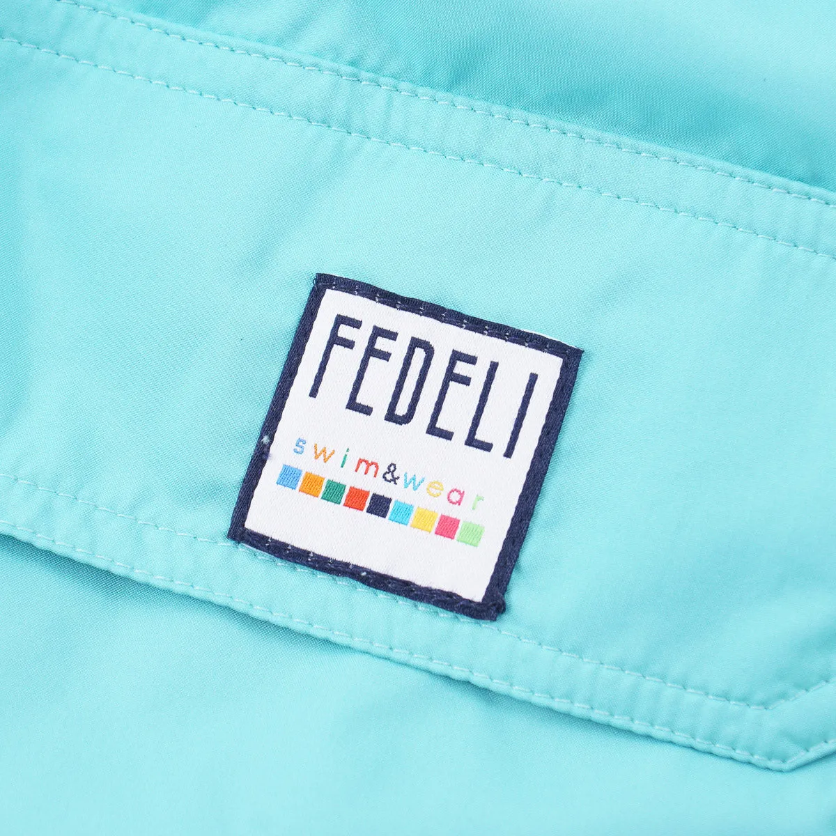 Fedeli 'Positano' Solid Swim Trunks