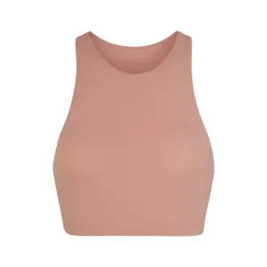 FITS EVERYBODY HIGH NECK BRA | ROSE CLAY