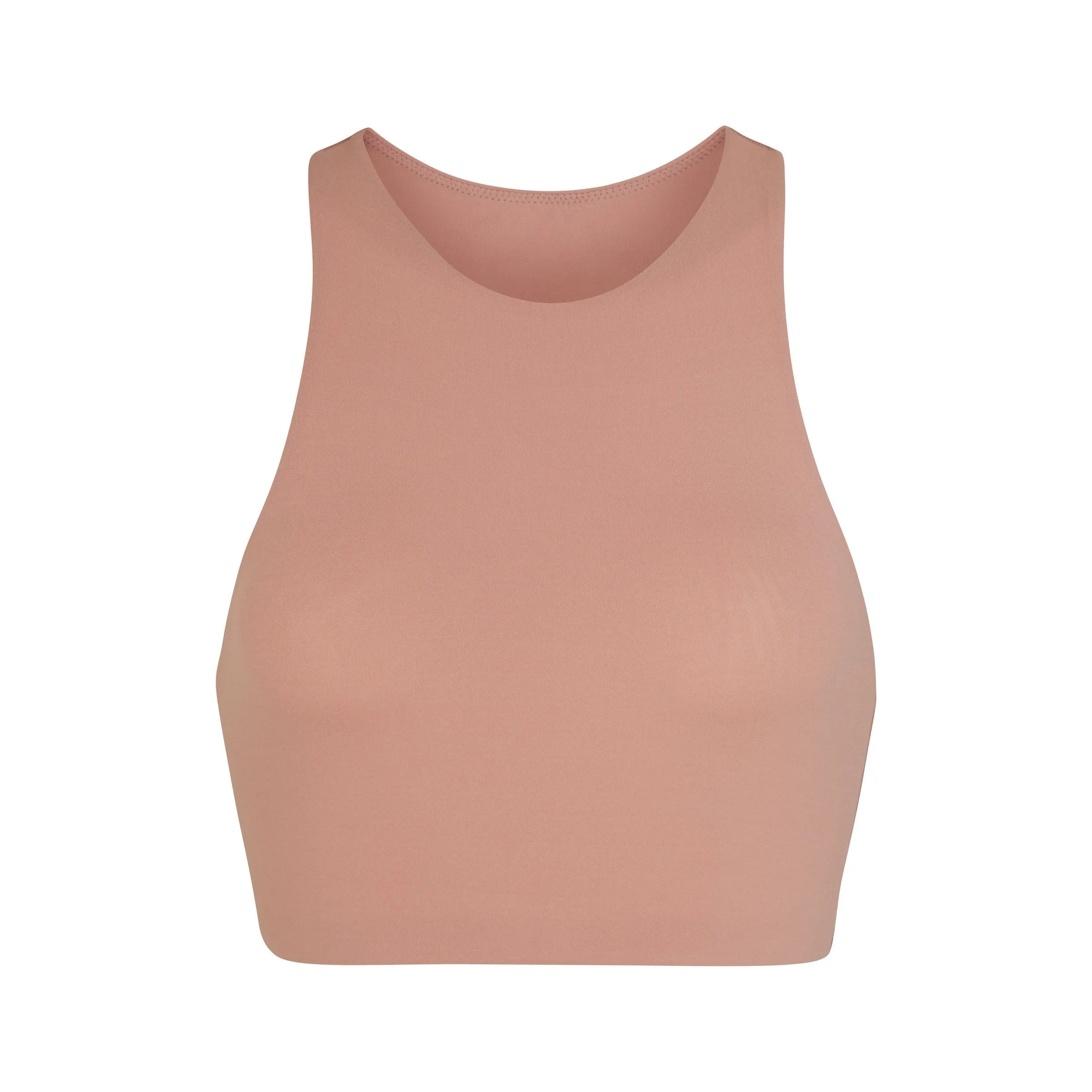 FITS EVERYBODY HIGH NECK BRA | ROSE CLAY