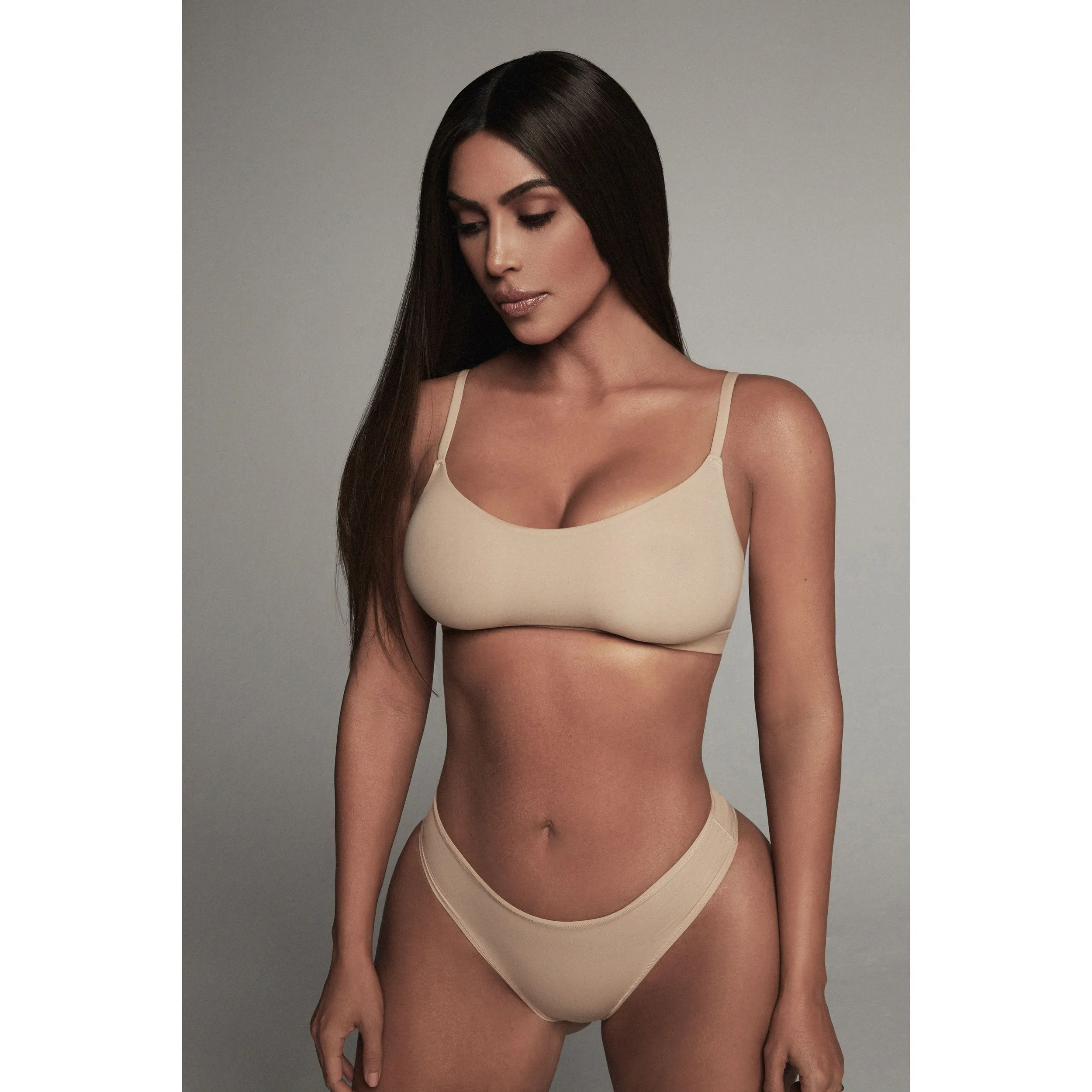 FITS EVERYBODY SCOOP NECK BRA | UMBER