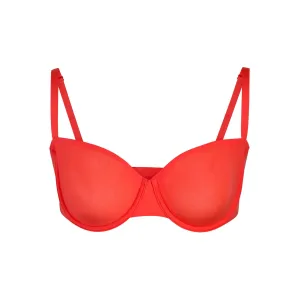 FITS EVERYBODY STRAIGHT NECK UNDERWIRE BRA | POPPY