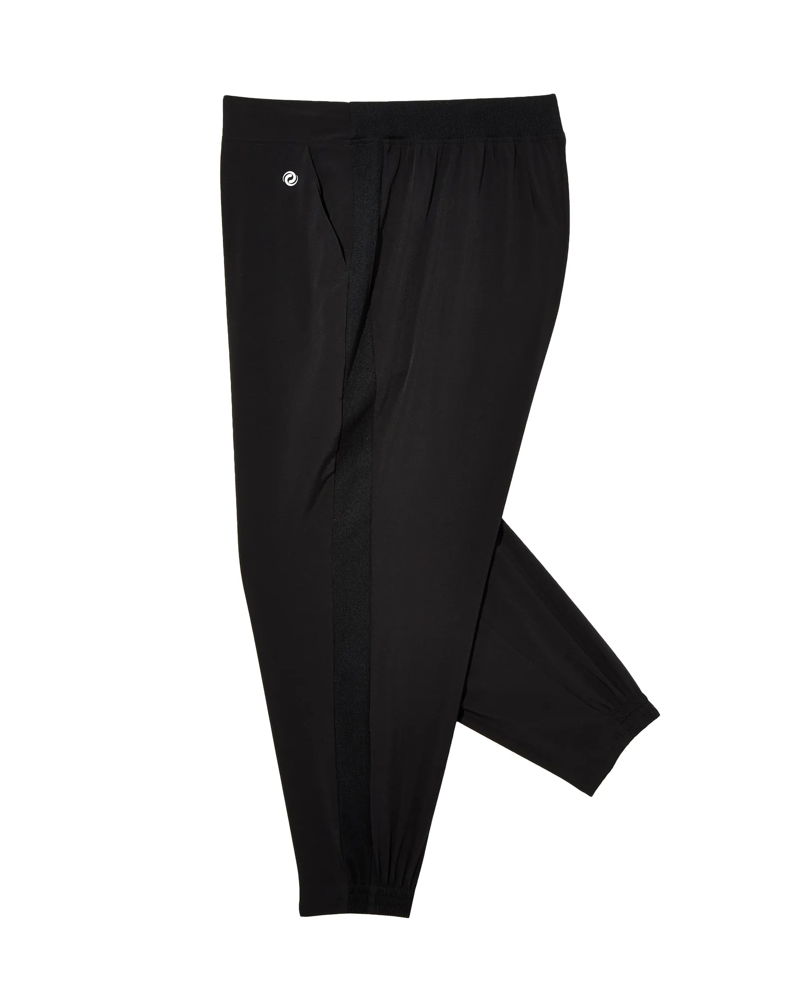 Guider Jogger with Ribbed Side Detail | Black