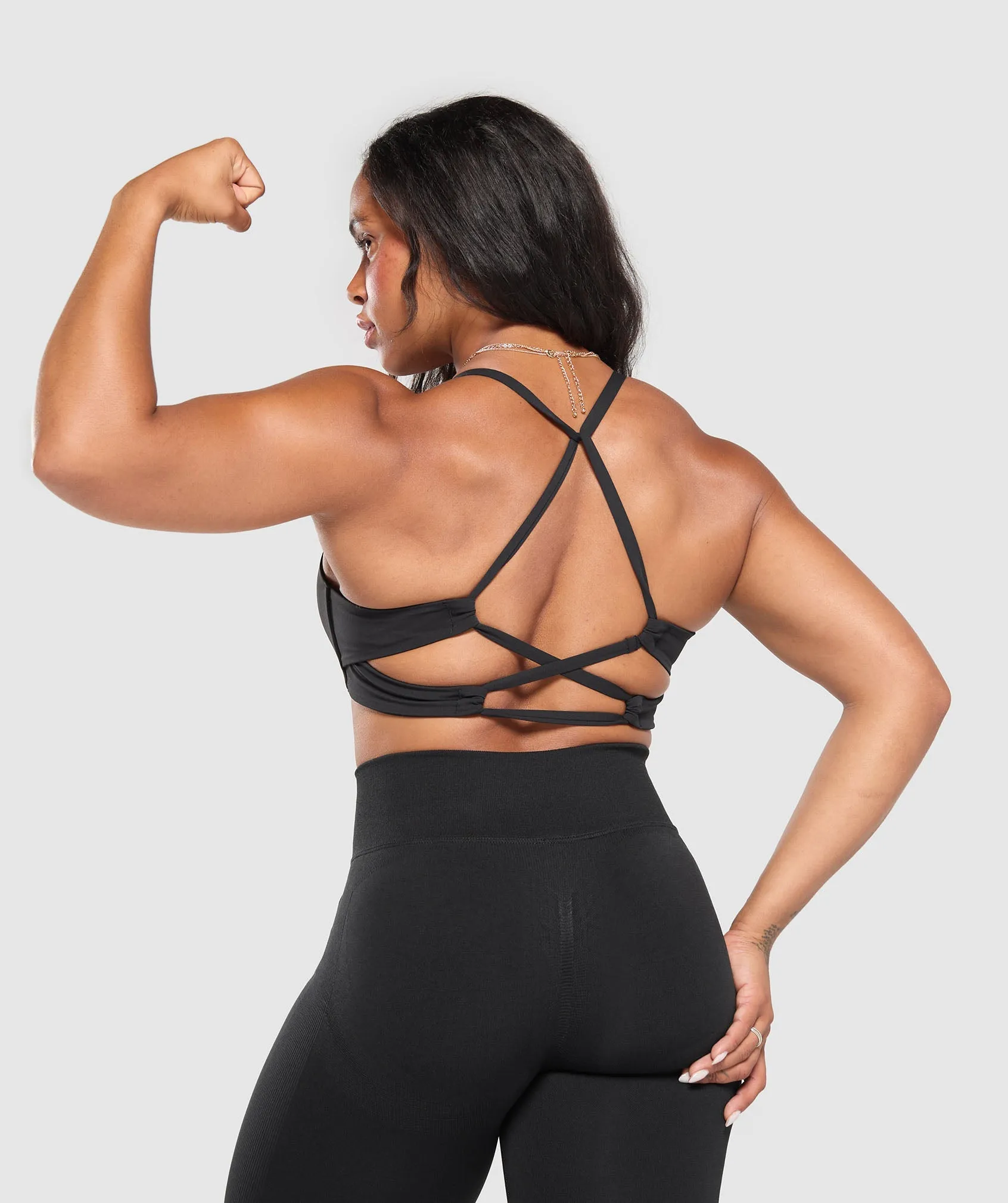 Gymshark Cross Back Bra - Black