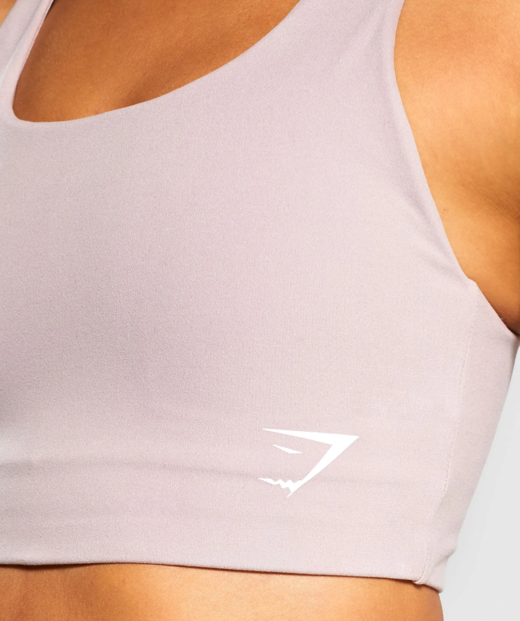 Gymshark Dreamy Sports Bra - Taupe/White