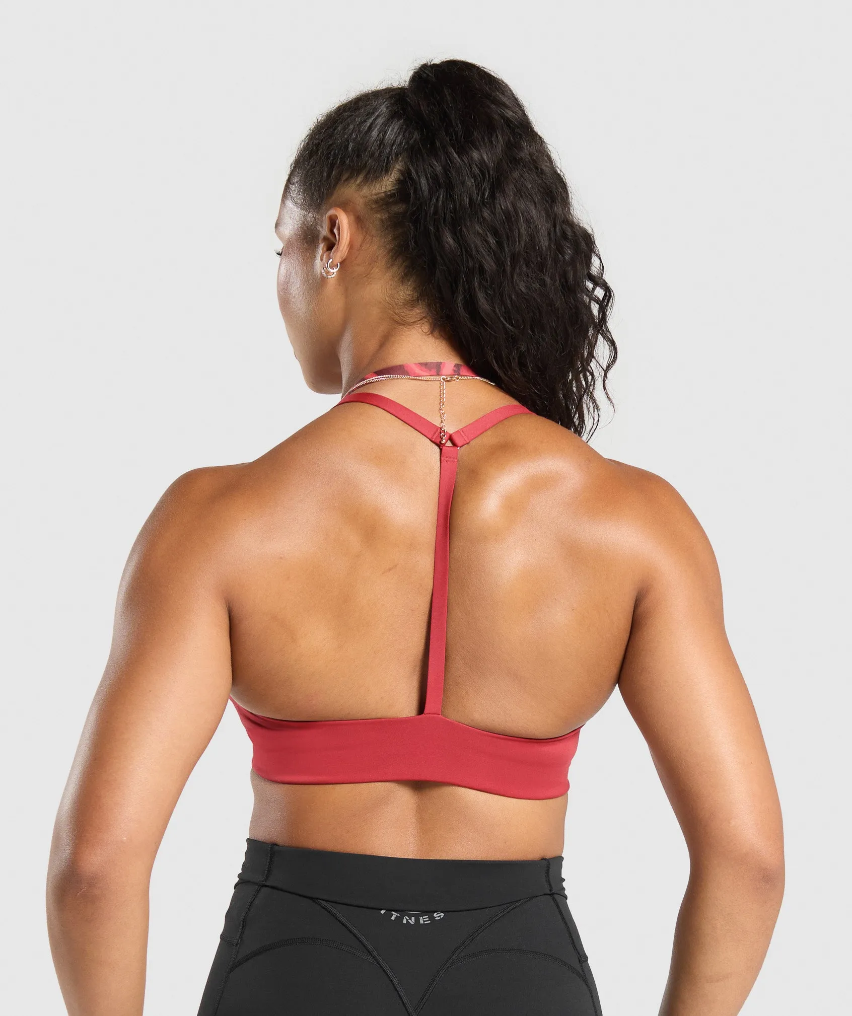 Gymshark Power x T Back Sports Bra - Varsity Pink