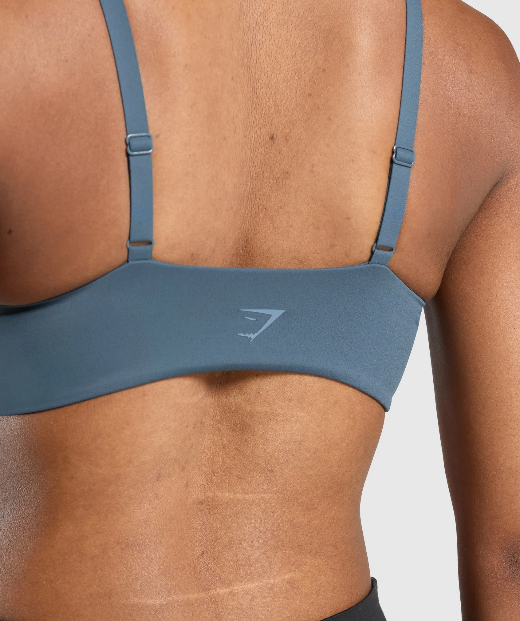 Gymshark Twist Front Bralette - Cargo Blue