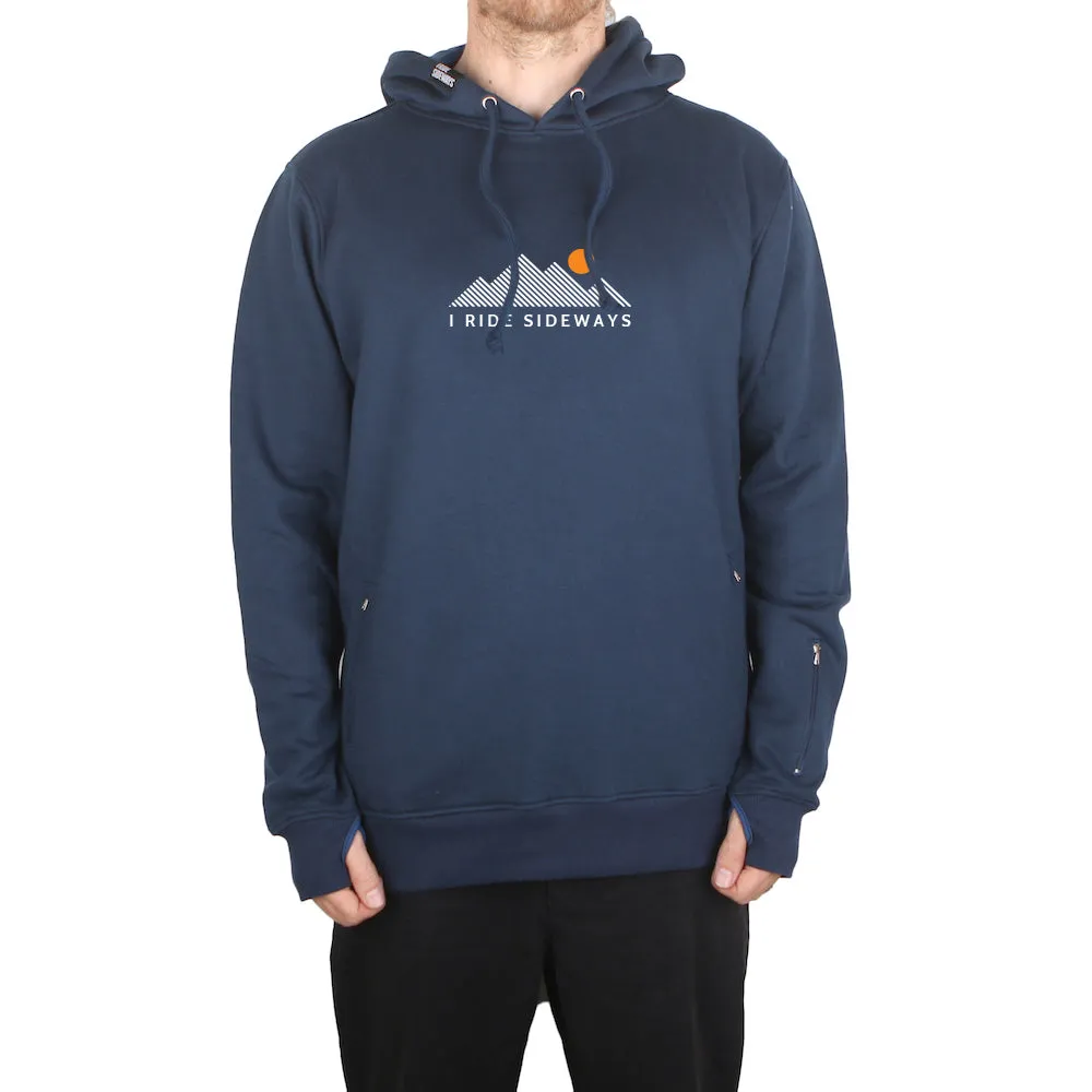 I Ride Sideways Mike DWR Sig Fit Hoodie Mens Navy