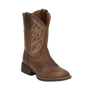 Justin Boots Kid's Canter Brown Boots