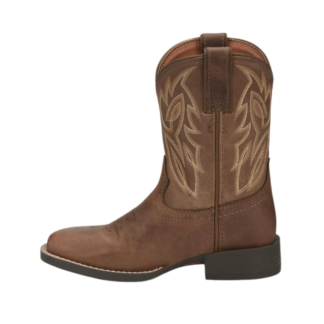 Justin Boots Kid's Canter Brown Boots