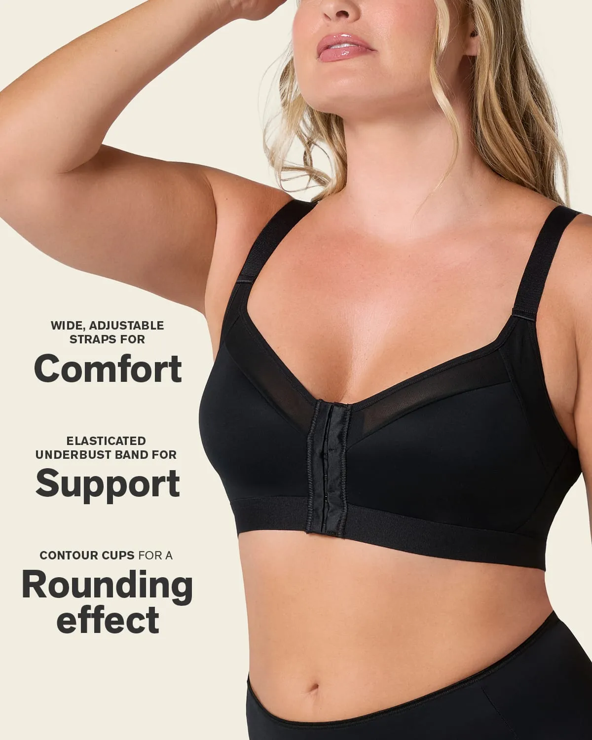 Lightly Lined Wireless Posture Corrector Bra