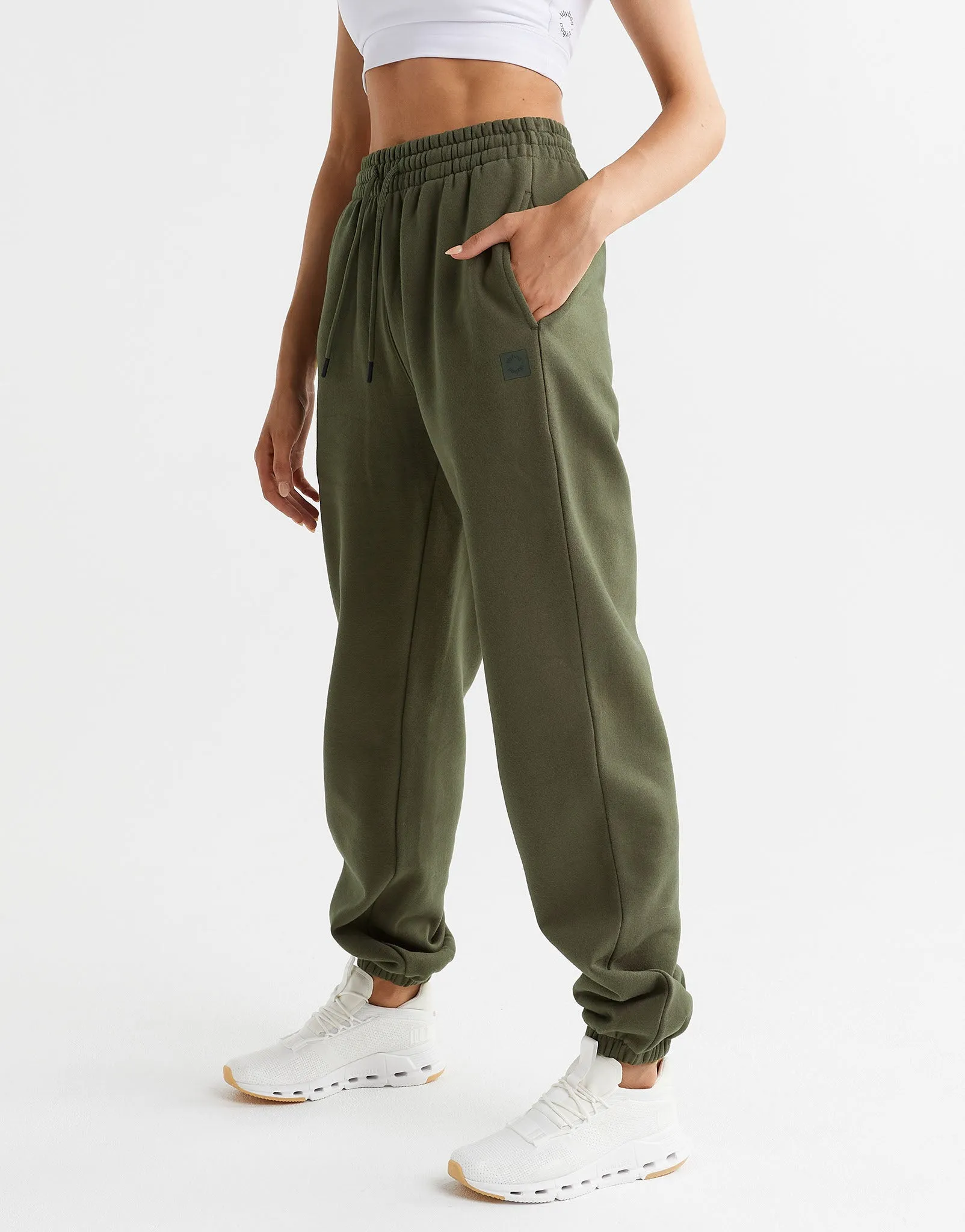 Lucy Track Pants in Olivine