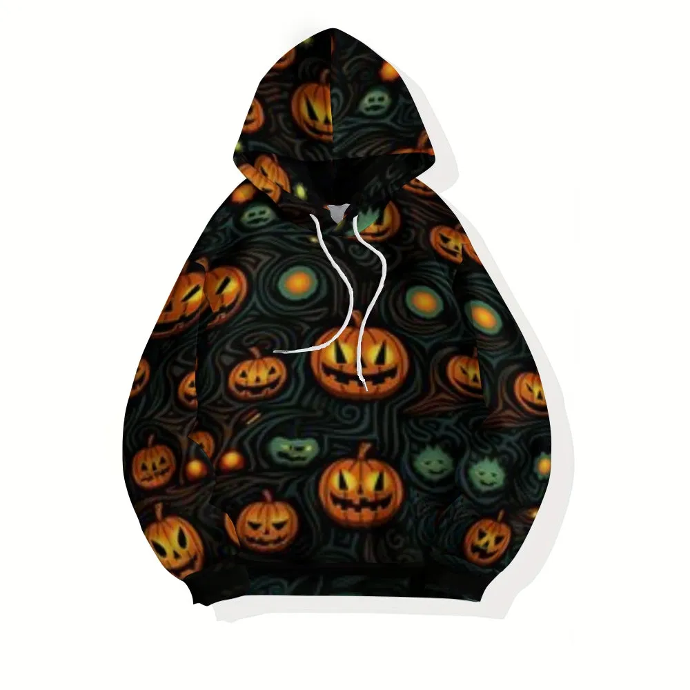 Mens Cute Halloween Pumpkin 3D Print Hoodies