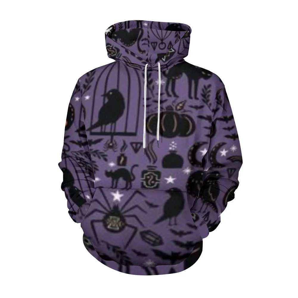 Mens Halloween Night 3D Print Hoodies