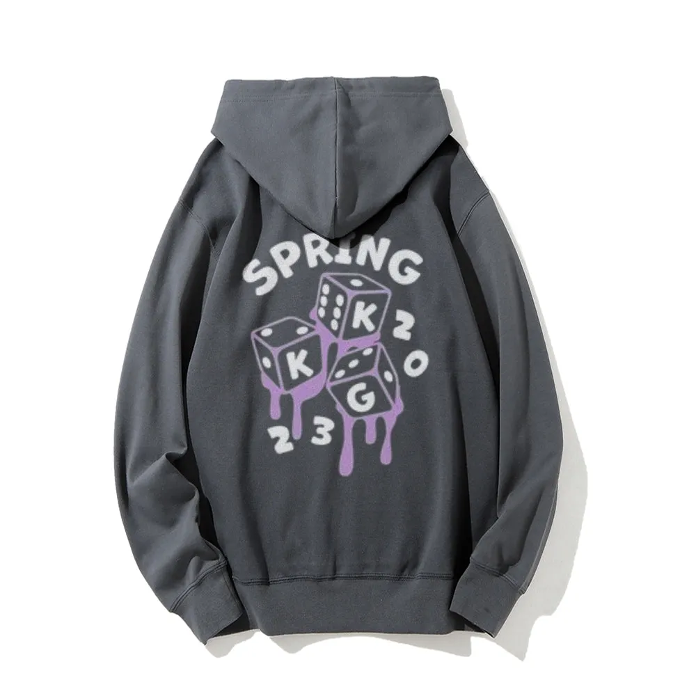 Mens Spring Game Graphic Hoodies