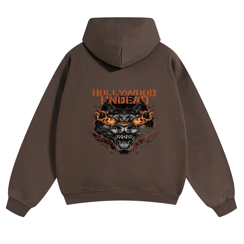 Mens Vintage Holly Wood Undead Hoodies