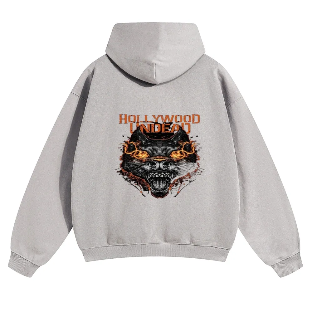 Mens Vintage Holly Wood Undead Hoodies