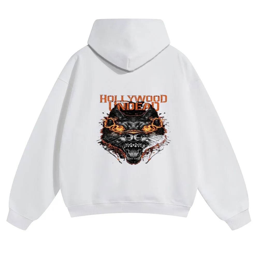 Mens Vintage Holly Wood Undead Hoodies