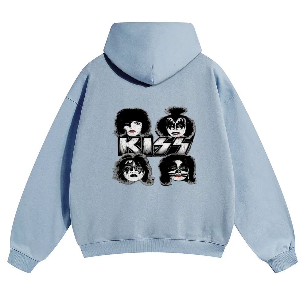 Mens Vintage The Kiss Rock Hoodies