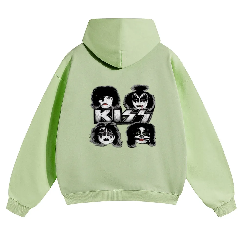 Mens Vintage The Kiss Rock Hoodies