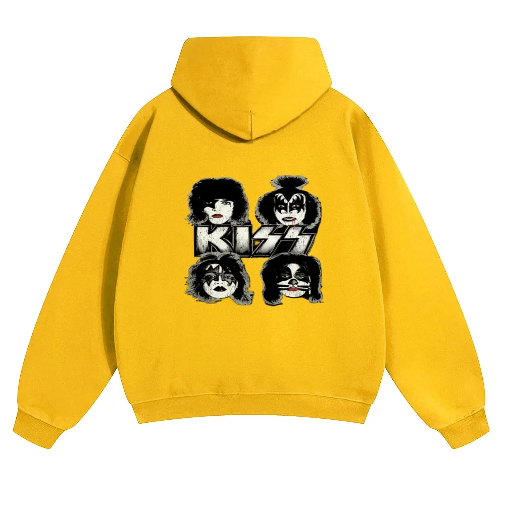 Mens Vintage The Kiss Rock Hoodies