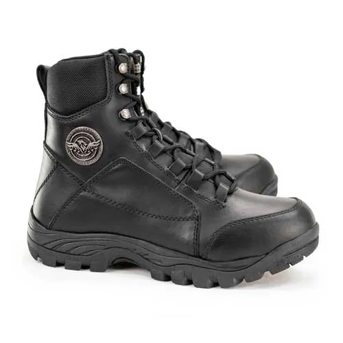 Milwaukee Leather MBM9081 Men’s Black Leather Swat Style-Tactical