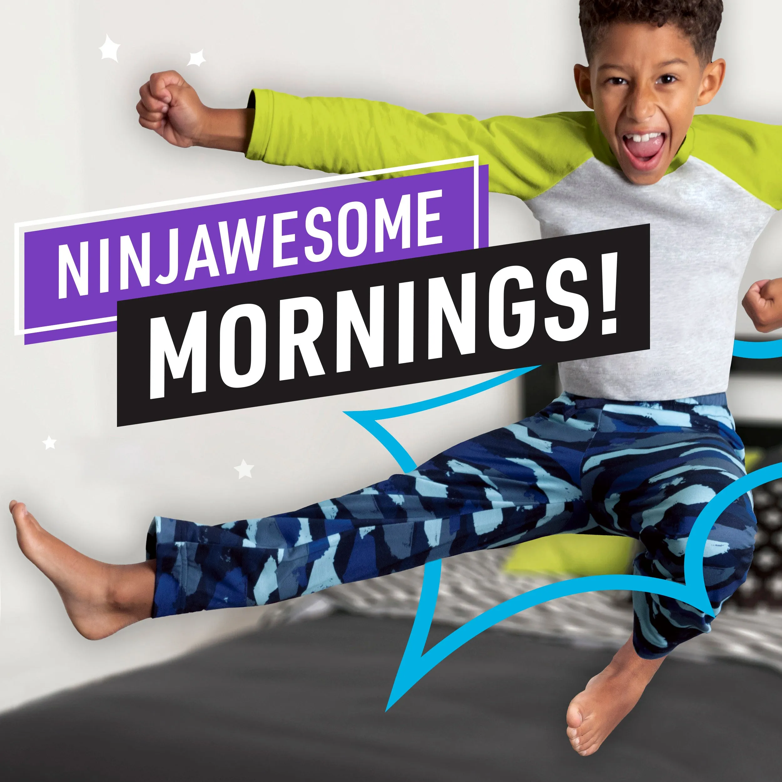 Pampers Ninjamas Pyjama Pants Boys Age 4-7 (17-30kg): 10 Pack