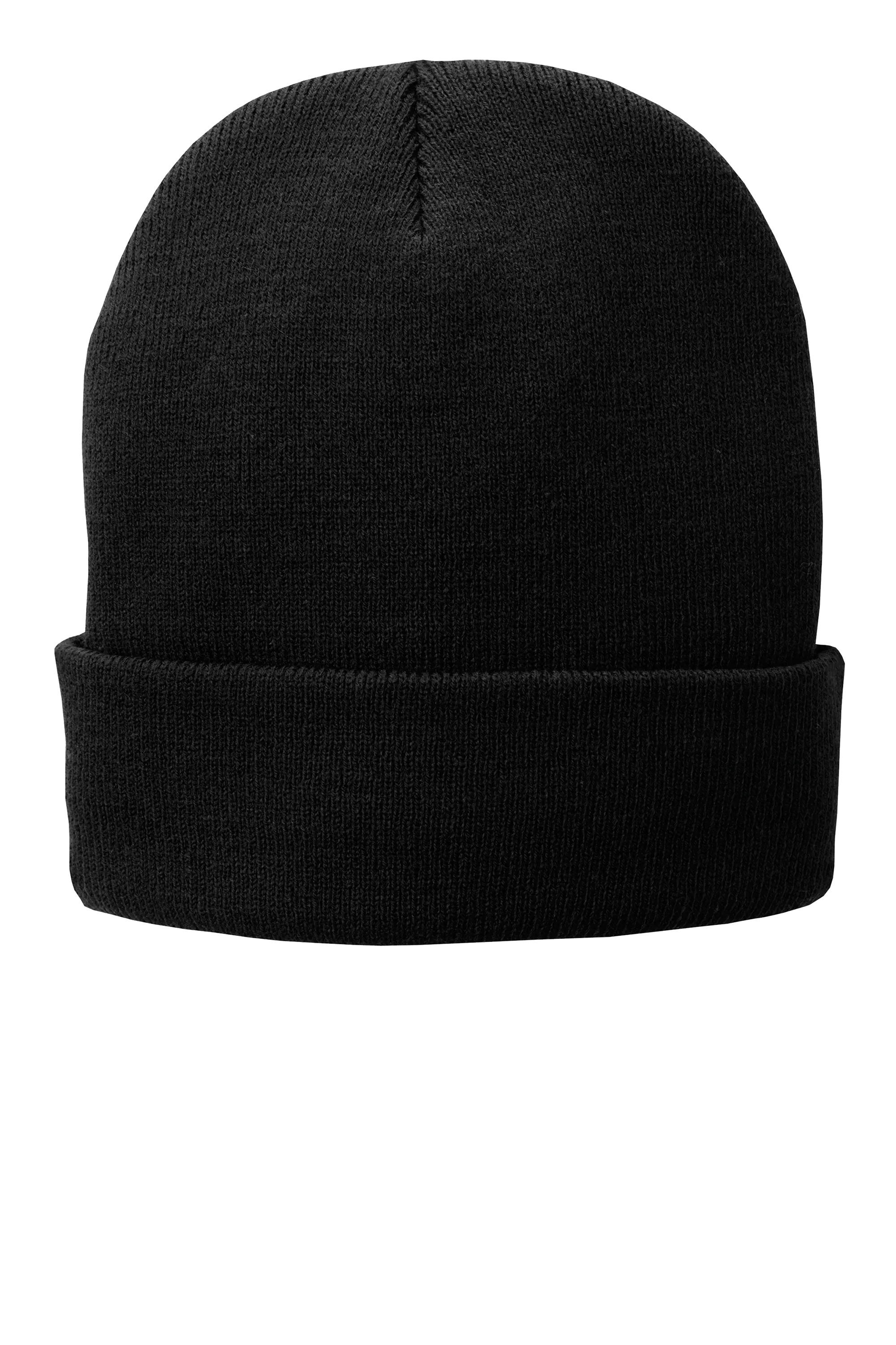 Port & Company® Fleece-Lined Knit Cap - Black