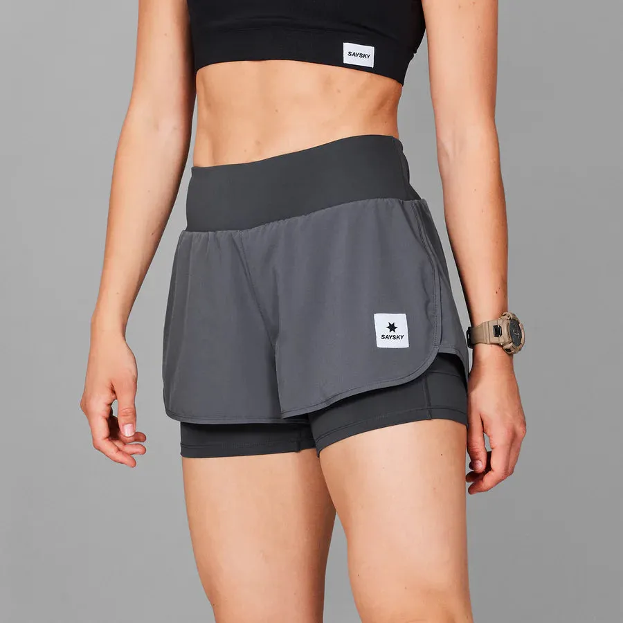 Saysky Women's Pace 2in1 Shorts 3"