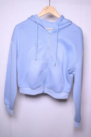 Shein Blue Hoodie - Medium