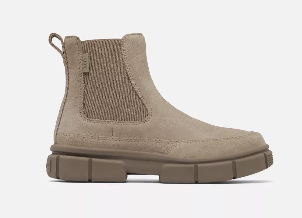 Sorel Taupe Explorer Chelsea Boot