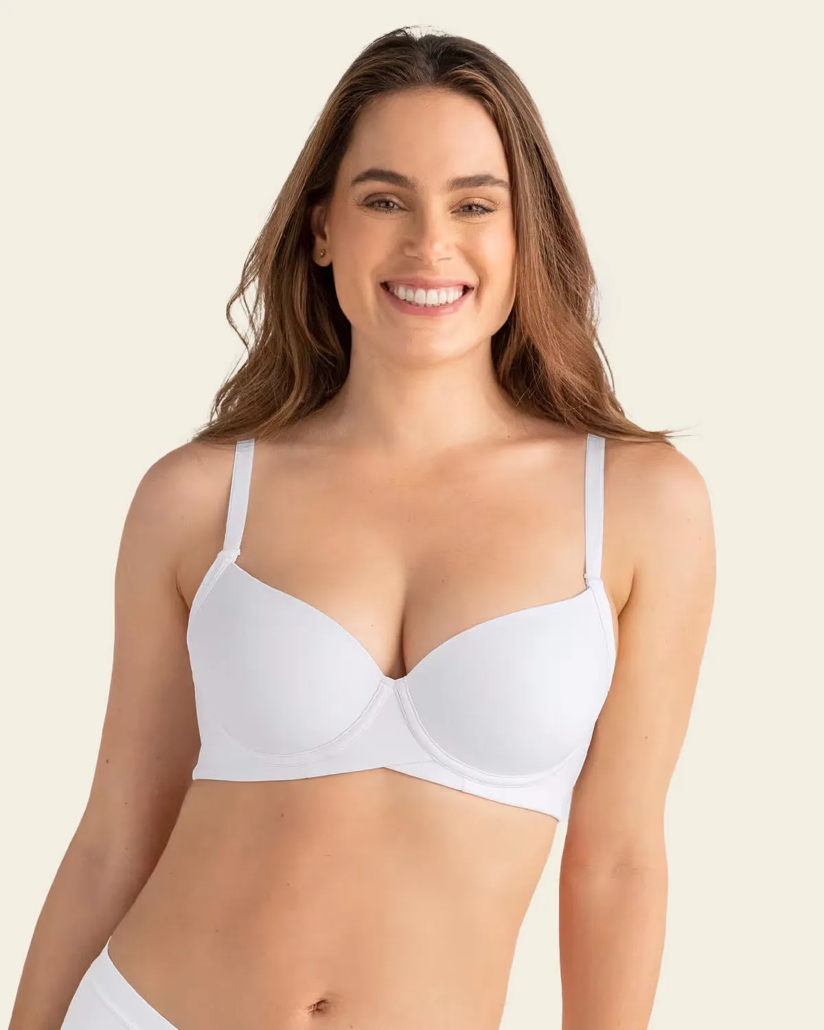 Supportive Contouring Bra with Underwire