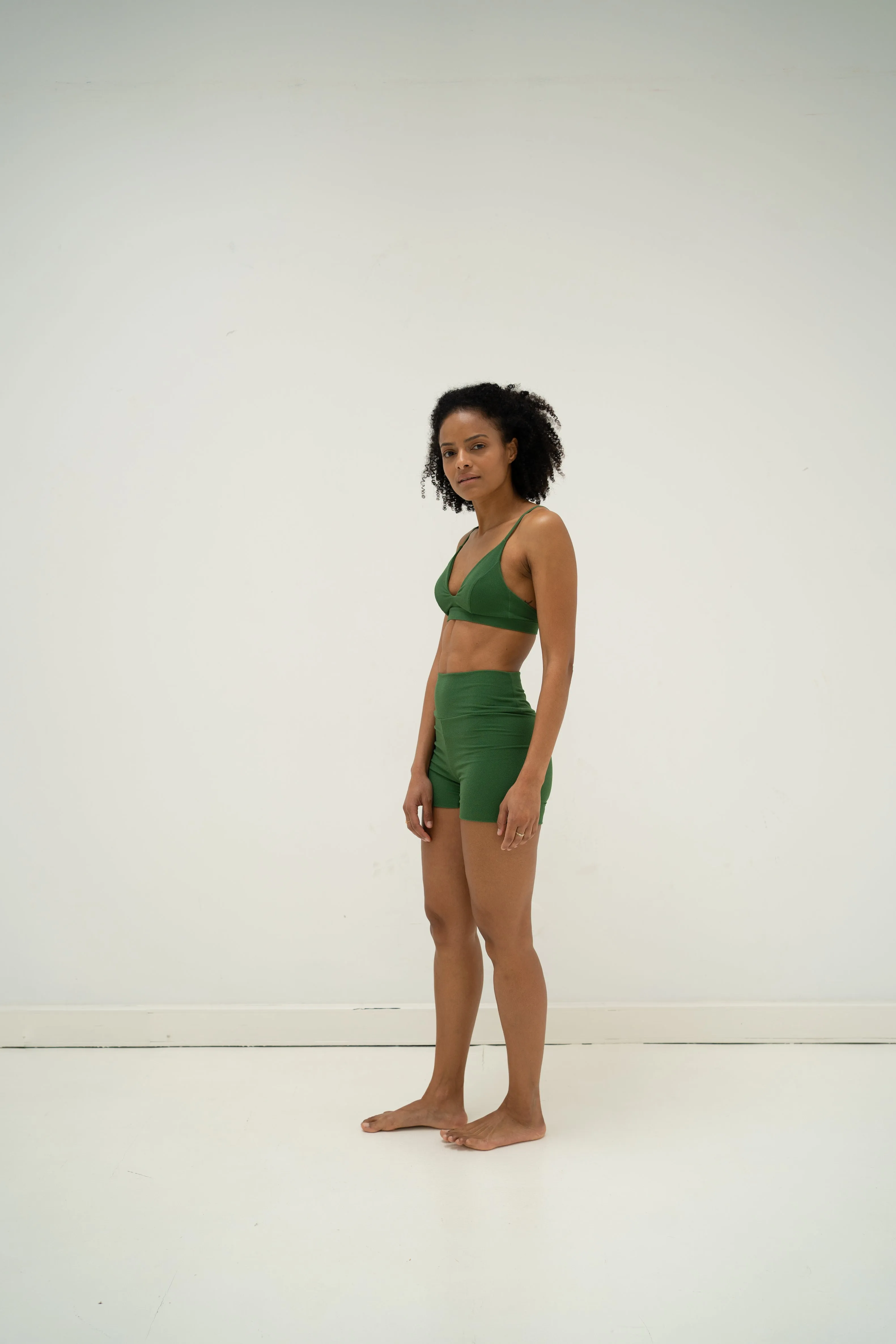 sustainable swimwear shorts palma green